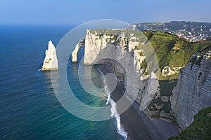 Etretat cliff France