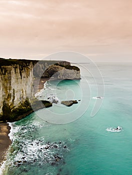 Etretat cliffs, Normandy