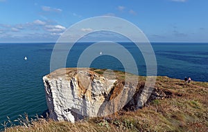 Etretat White Chalk Cliffs