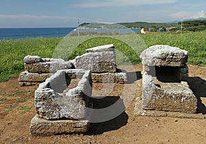 Etruscan tombs