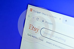 Etsy e-commerce website