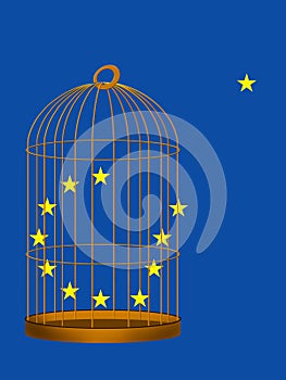 EU. Brexit, UK exit, vote to leave concept.