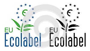 EU Ecolabel Logo, EU Ecolabel sign vector