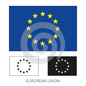 EU flag - European union icon