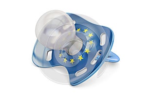 EU Maternity and birthrate concept, 3D rendering photo