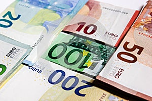 European Union money mix Euro