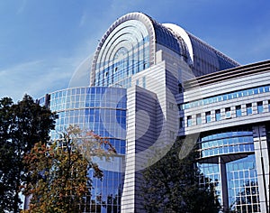 EU Parliament building, Brussels.