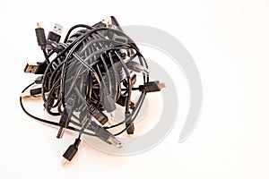 EU regulatory USB cable standards with copy space