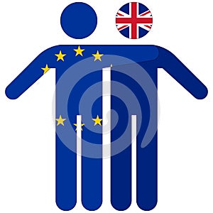 EU - UK : friendship concept