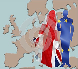 EU and UK reconcile in a metaphorical marriage over Europe