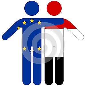 EU - Yemen : friendship concept