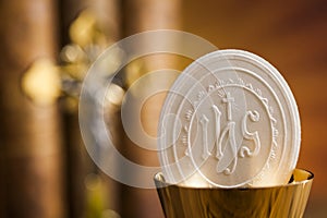 Eucharist, sacrament of communion background