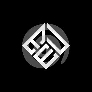 EUE letter logo design on black background. EUE creative initials letter logo concept. EUE letter design