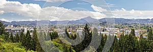 Eugene Downtown from Skinner Butte Park Panorama photo