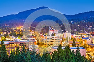 Eugene, Oregon, USA Skyline