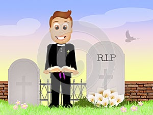 Eulogy in the cemetery