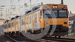 Eupean Train on the track