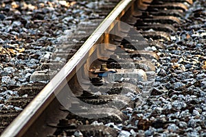 Eupean Train on the track