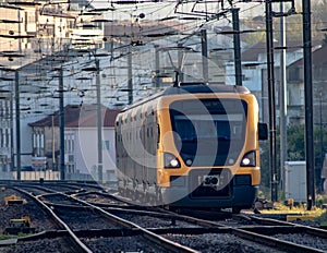 Eupean Train on the track
