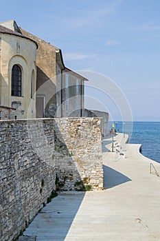 The Euphrasian Basilica is an early Christian basilica in the city of Porec Croatia