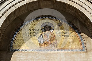 Euphrasian basilica, mosaic icon. Porec, Istria, Croatia