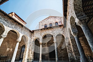 Euphrasian Basilica in Porec, Istria, Croatia