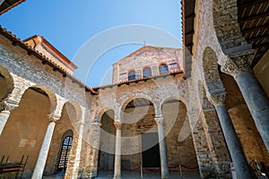 Euphrasian Basilica in Porec, Istria, Croatia.