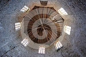 Euphrasian basilica, set in the belfry. Porec, Istria, Croatia.