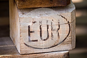 EUR sign photo
