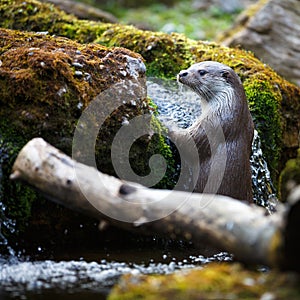 Eurasian otter (Lutra lutra)