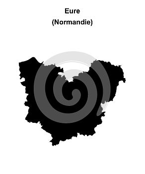 Eure outline map