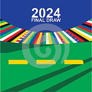 EURO 2024 final tournament Soccer European championship league UEFA Summer football games sign