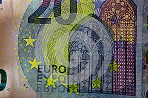 Euro bank note