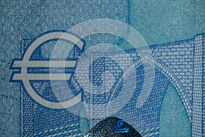Euro bank note