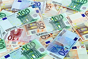 Euro bank notes