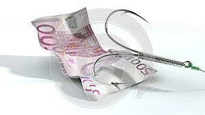 Euro Banknote Baited Hook