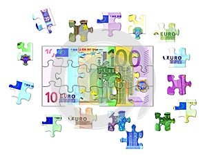 Euro Banknote Puzzle