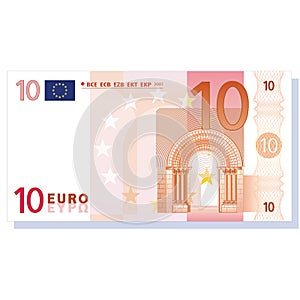 euro banknote vector