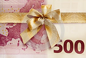 Euro banknotes