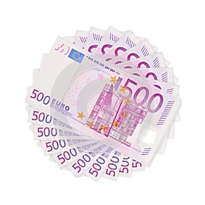 Euro banknotes