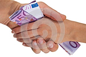 Euro banknotes