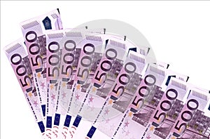 Euro banknotes background