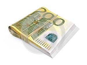 200 euro banknotes