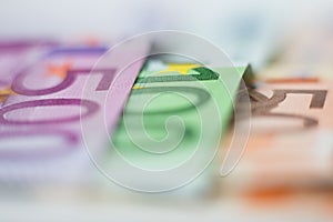 Euro banknotes