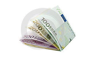 Euro banknotes, Money