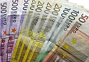 Euro bills