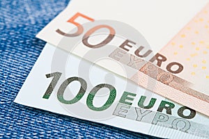 Euro bills