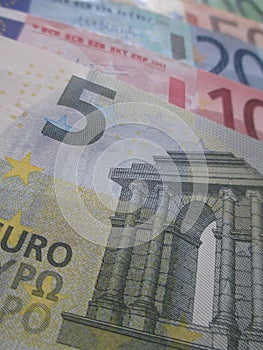 Euro bills