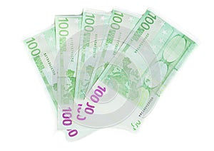 100 euro bills euro banknotes money. European Union Currency