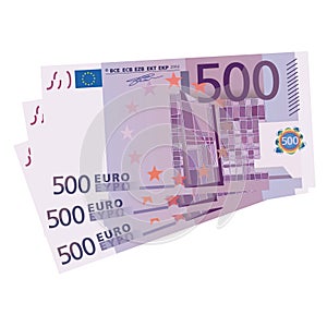 500 Euro bills